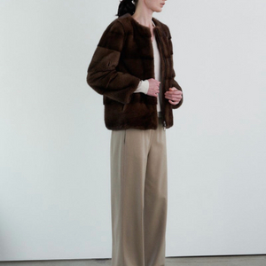 원모어띵 밍크 코트 OMT POVE MINK