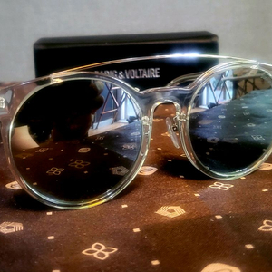 [미사용 새상품] 쟈딕앤볼테르 투톤 실버 미러선글라스