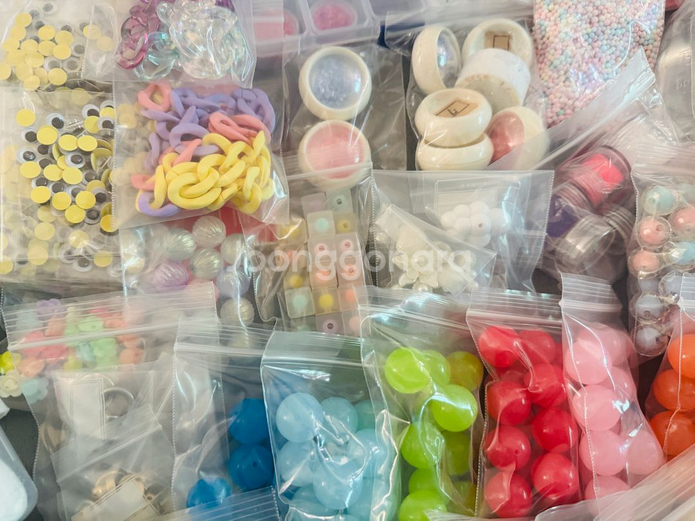 비즈&레진 재료 일괄--3