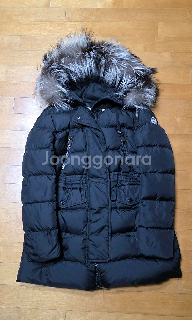 [0,새상품급]몽클레어 아프로티 실버폭스퍼 블랙--0