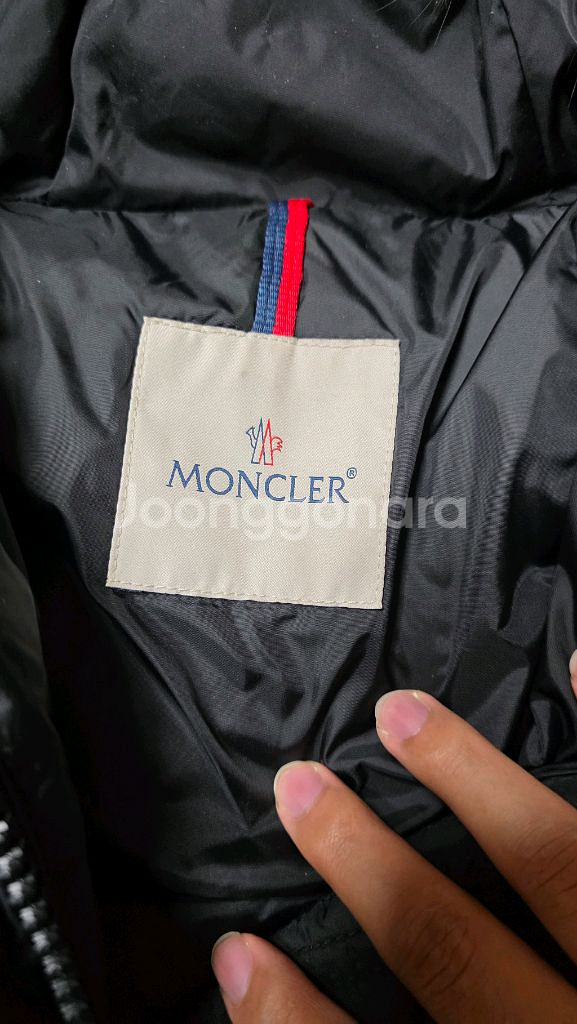 [0,새상품급]몽클레어 아프로티 실버폭스퍼 블랙--2