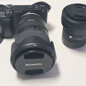소니 a6400 , 탐론 17-70, 시그마 18-50
