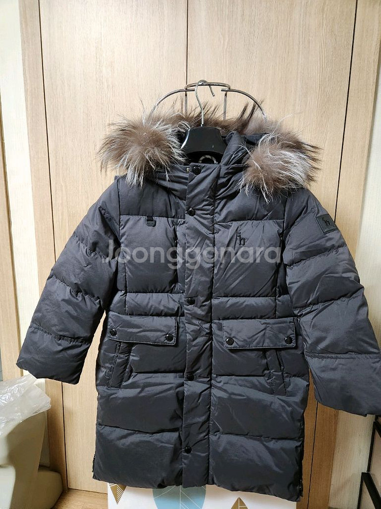 헤지스키즈 구스다운 롱패딩(120사이즈)--0