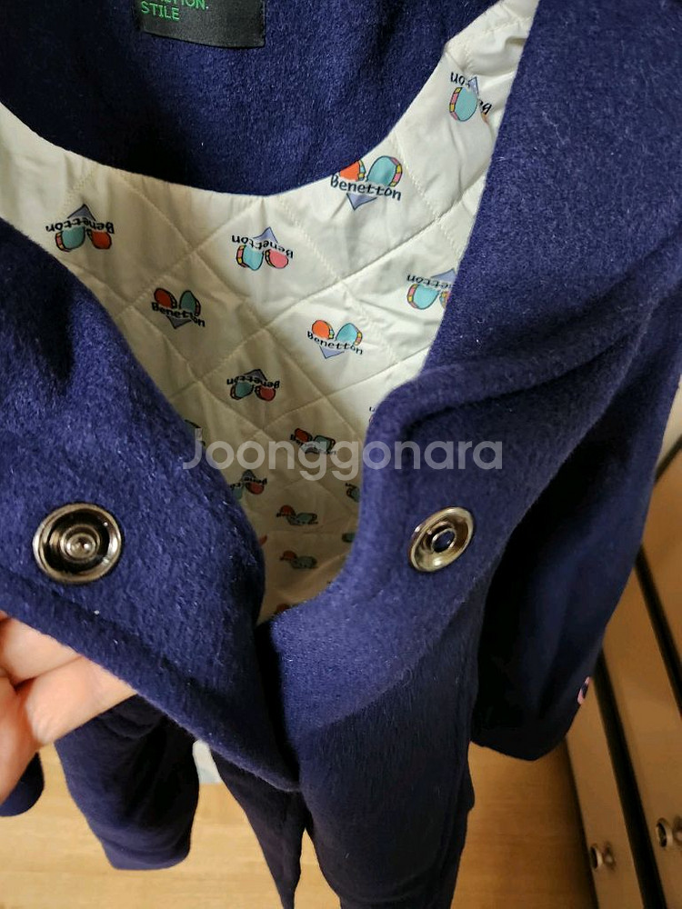 베네통키즈 여아 코트145--4