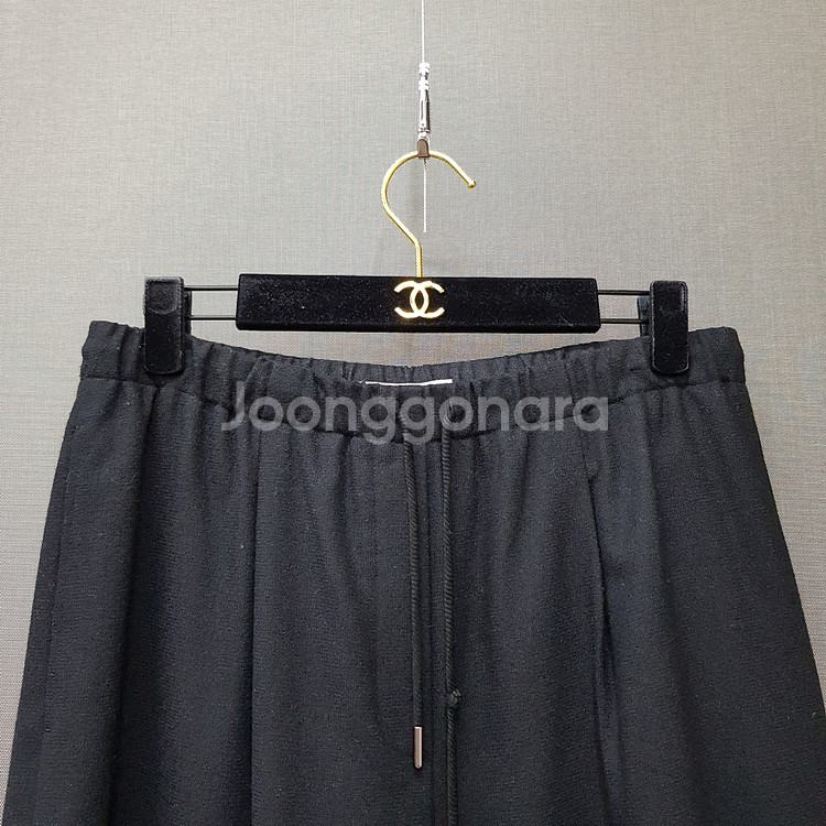 바네사브루노아떼 2024 울 블렌드 밴딩 와이드 팬츠 38사이즈--2