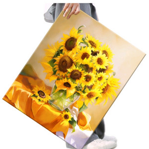 해바라기 보석십자수 주문제작해드려요