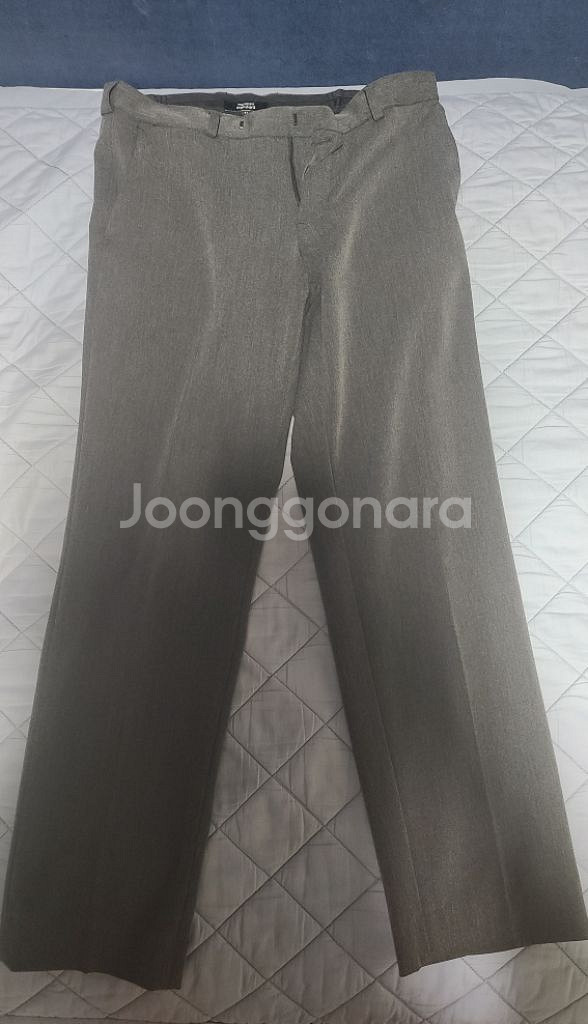 무신사 스탠다드 히든밴딩 슬랙스 바지--1