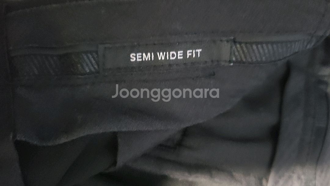 무신사 블랙 슬랙스 급처--2