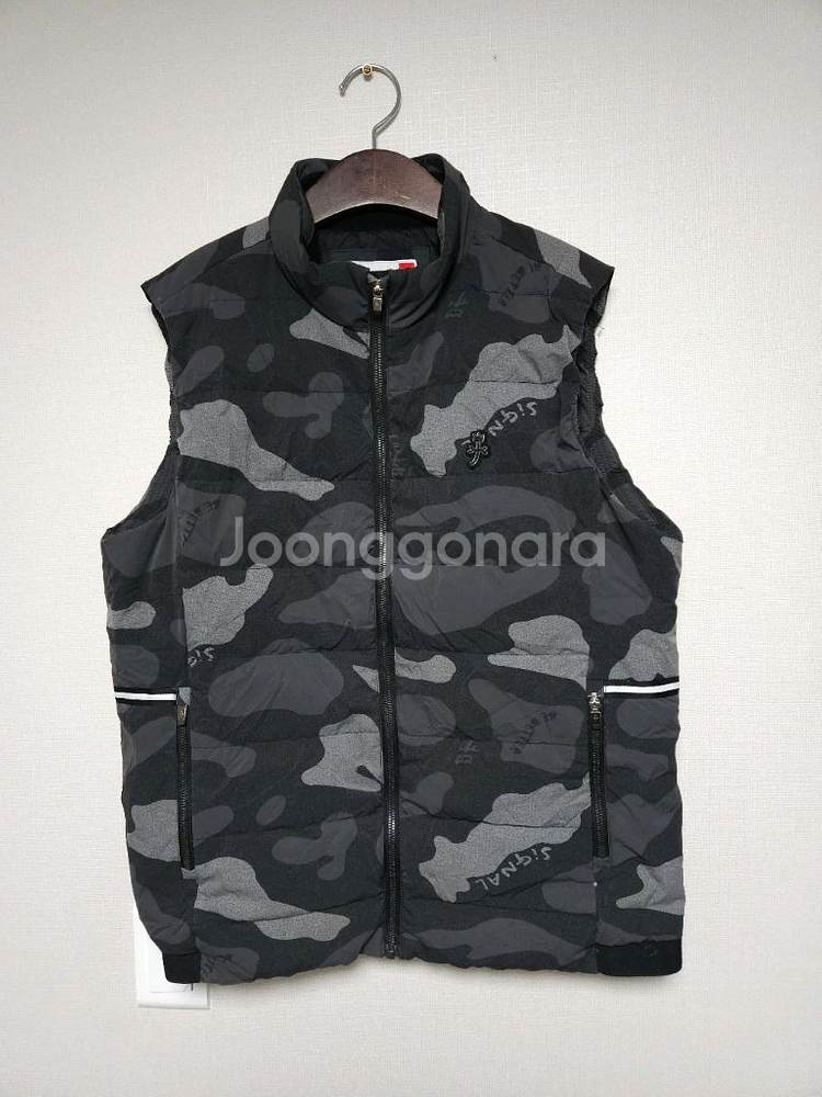 까스텔바작 카모플라쥬 덕다운 패딩조끼 (105/XL)--0