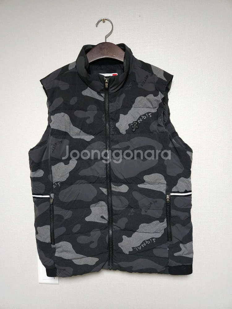 까스텔바작 카모플라쥬 덕다운 패딩조끼 (105/XL)--7