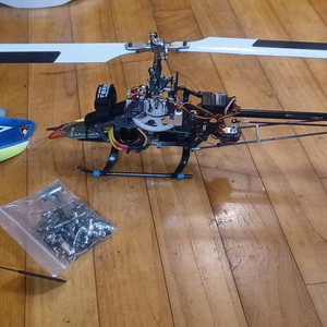 빔 450 전동 RC헬기 플바리스 송신기제외풀세트