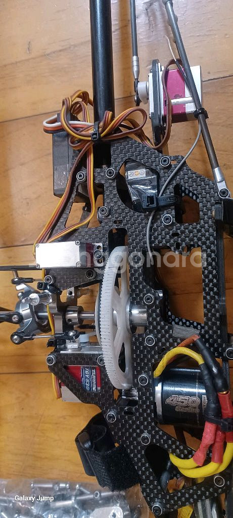 빔 450 전동 RC헬기 플바리스 송신기제외풀세트--5