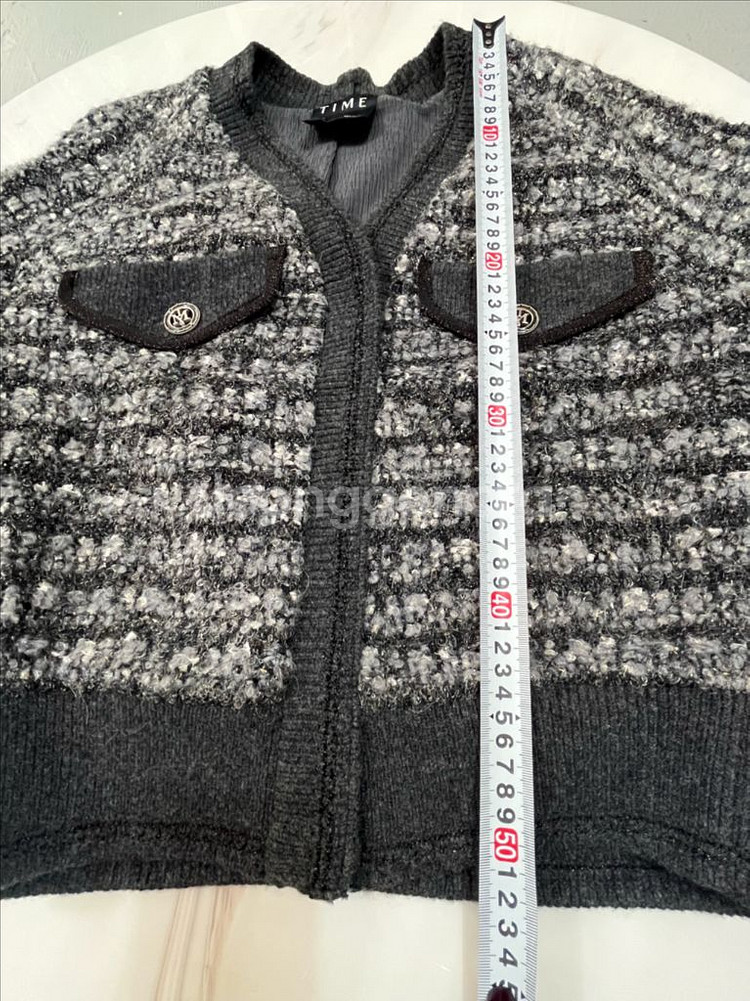 2022년TIME 타임 트위드 가디건 상태.새옷급--4