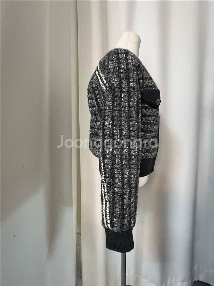 2022년TIME 타임 트위드 가디건 상태.새옷급--1