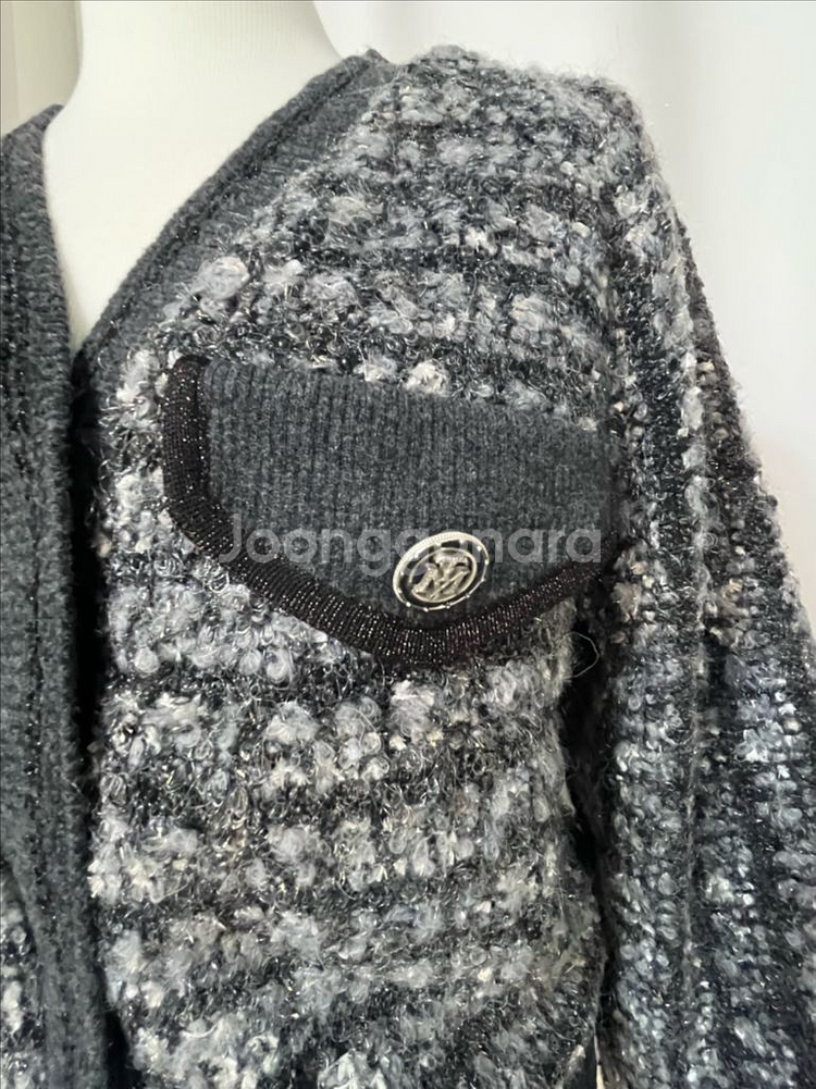 2022년TIME 타임 트위드 가디건 상태.새옷급--3