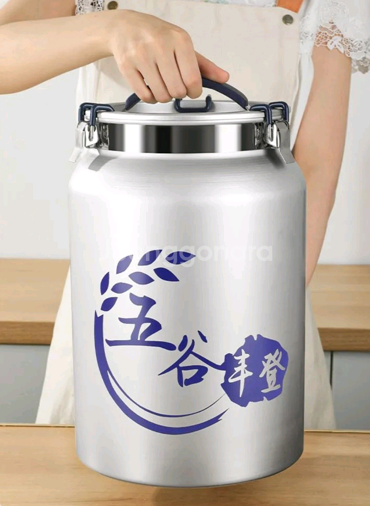 알루미늄 합금 통4종 일체형 밀폐보관용기(새것)--1