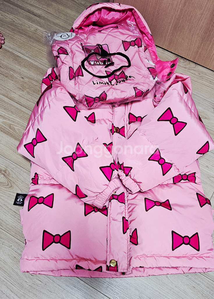 리미떼두두 패딩 L 가방세트 새거입니다--0