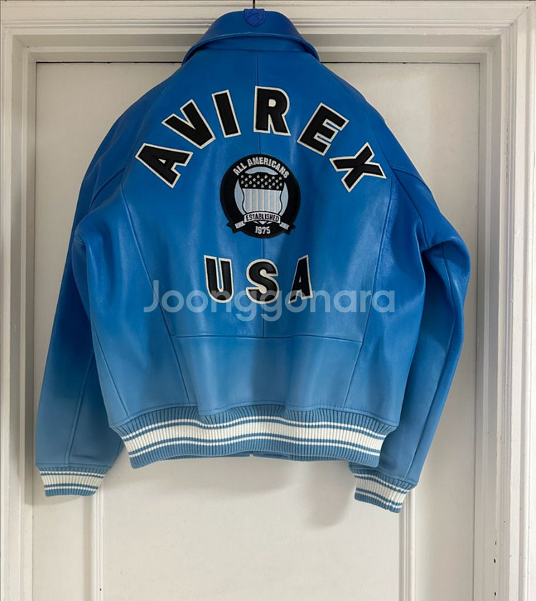 아비렉스 레더 바시티 자켓--10