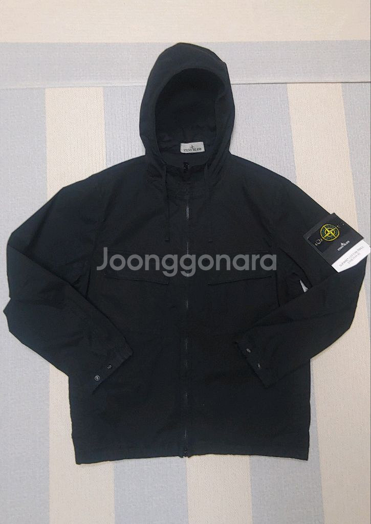 스톤아일랜드 수피마코튼 트윌 스트레치 TC 후드자켓--0