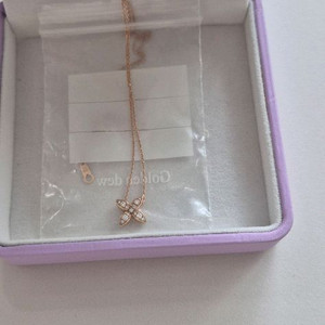 골든듀 펄시피아 쁘띠 파베 로골 컴바인하트 체인