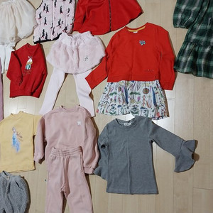 여아 110사이즈 베베드피노 새옷 기모 일괄택포