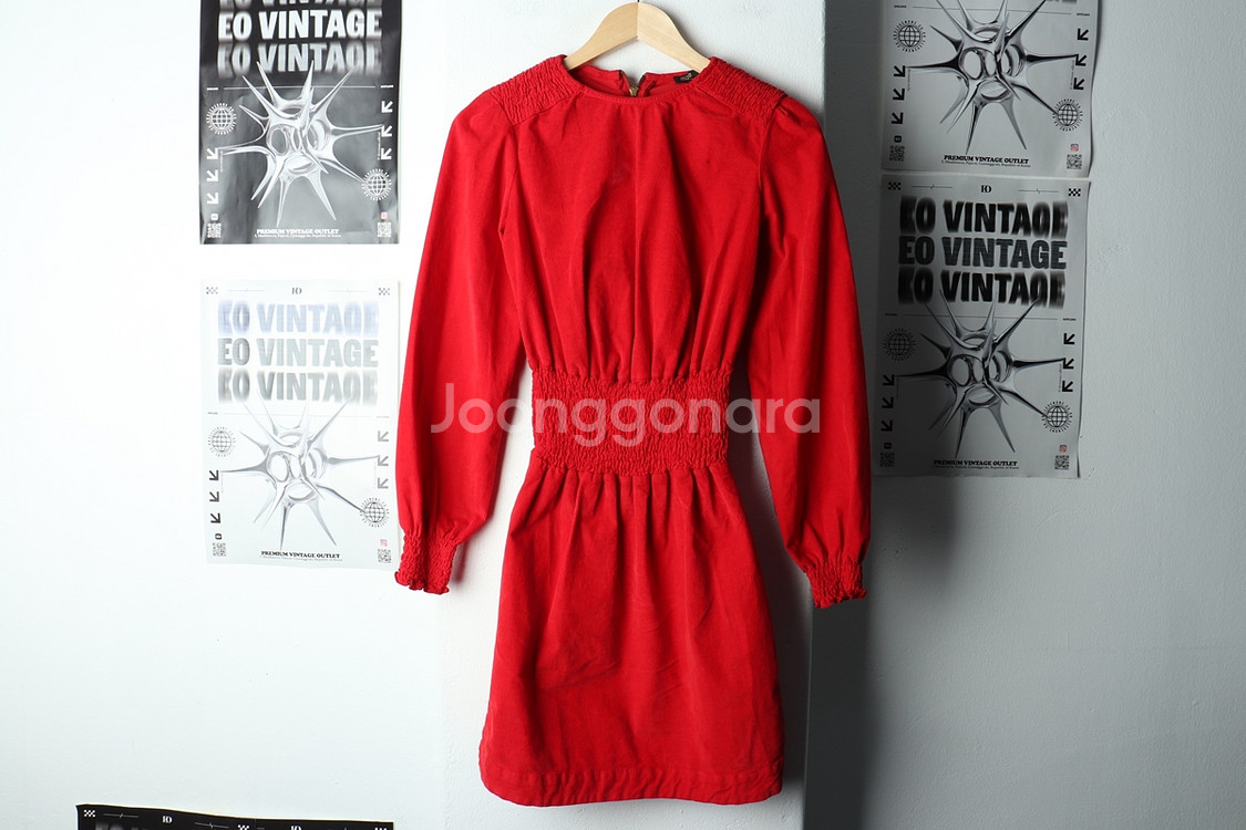 W(S) 브랜드빈티지 드레스 원피스 마쥬 작은오염--1