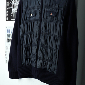 W(L) 휠라 집업 바람막이 점퍼자켓 니트 네이비