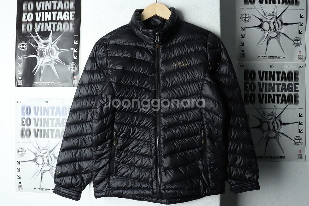 W(M) 코오롱스포츠 패딩 점퍼자켓 경량 블랙--1