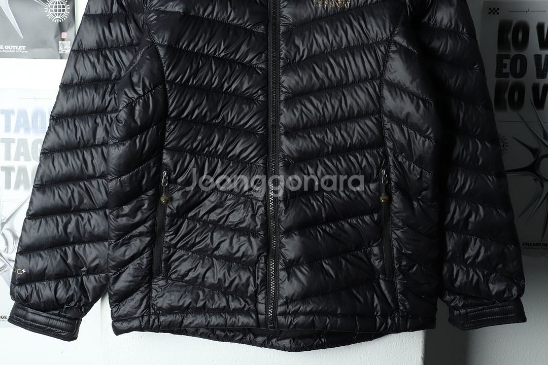 W(M) 코오롱스포츠 패딩 점퍼자켓 경량 블랙--3