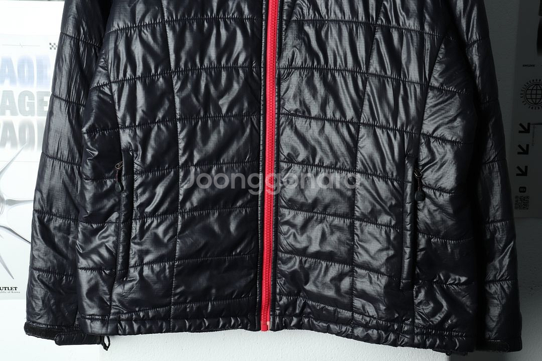 W(XL) 노스페이스 패딩 점퍼자켓 경량 네이비 핑크--3