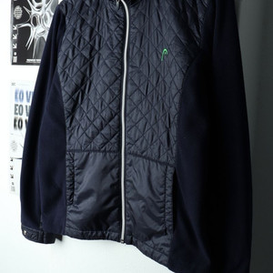 W(XL) 헤드 패딩 점퍼자켓 경량 네이비 후리스