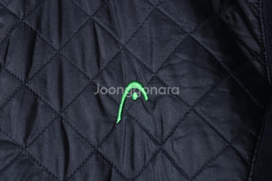 W(XL) 헤드 패딩 점퍼자켓 경량 네이비 후리스--4