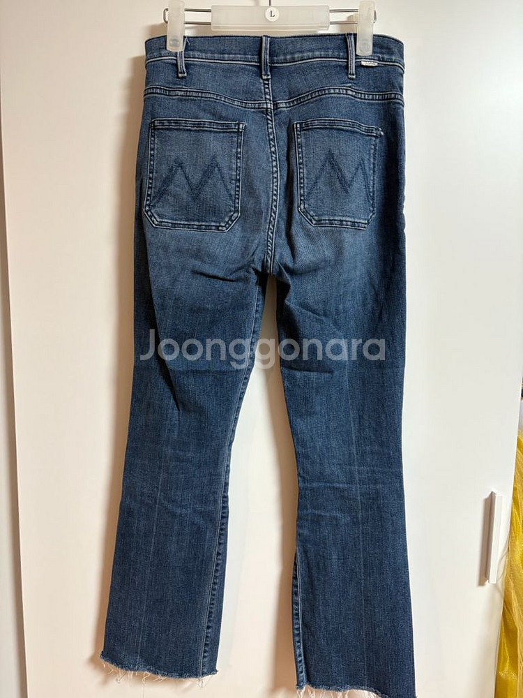 마더 세미부츠컷 데님 진 26--3