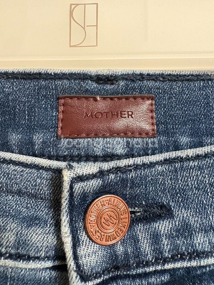 마더 세미부츠컷 데님 진 26--1