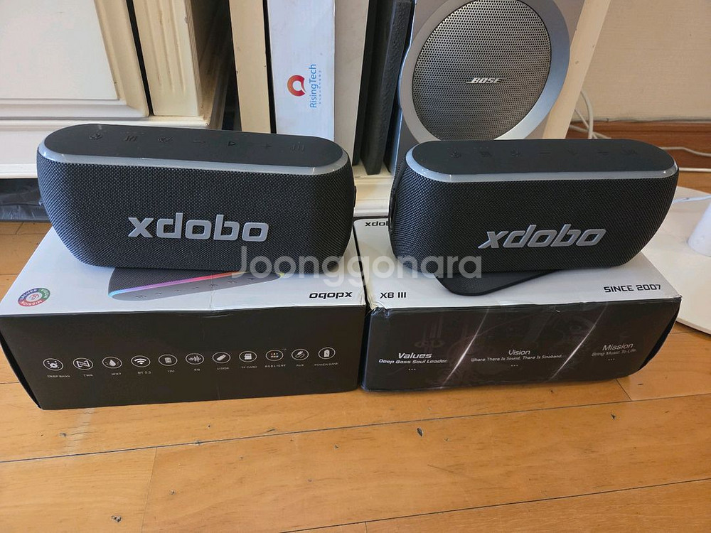 xdobo x8 iii 블루투스 스피커 2개--0