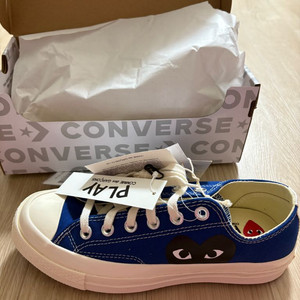 꼼데가르송 컨버스 블루 240 새상품