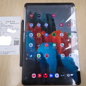 (액정교체)갤럭시탭s7 128g LTE + 정품케이스 판매합니다