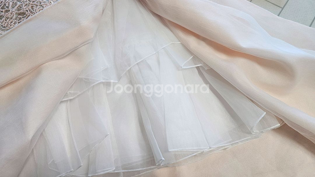 유주부띠크 여아 한복 6호 판매해요--3