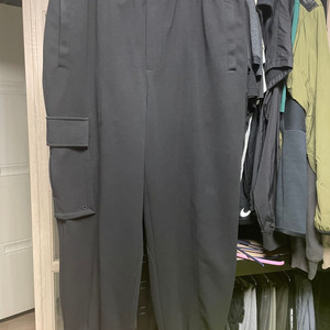 송지오 지제로 카고 트레이닝 팬츠 블랙 L