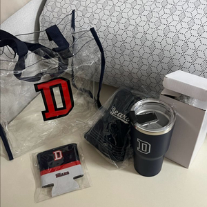 (새상품) 두산베어스 투명pvc백, 텀블러, 모자, 텀블러커버(?) 일괄 판매합니다