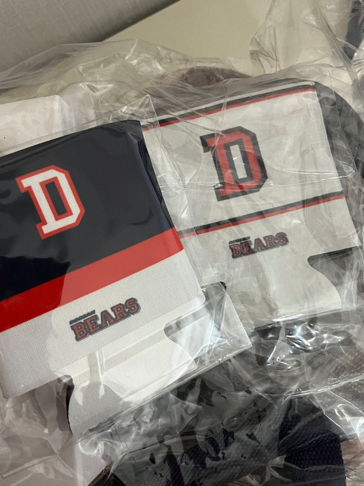 (새상품) 두산베어스 투명pvc백, 텀블러, 모자, 텀블러커버(?) 일괄 판매합니다 이미지