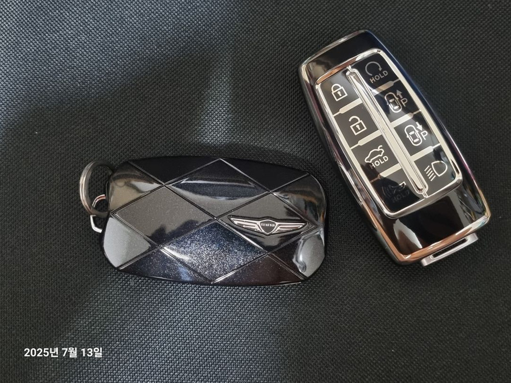 제네시스 G90 2021년식 대형 스마트키 → GV60 스타일 신형키 컨버전 완료 이미지