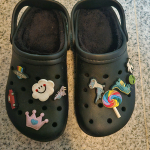 페이퍼플레인 키즈 털슬리퍼 210