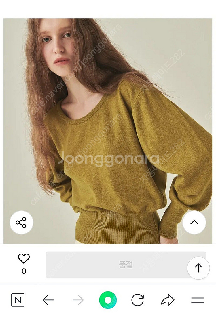 론론 크롭 니트티--3