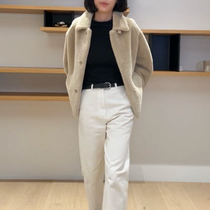 유메르) 젬마 커브 다잉 팬츠 에크루