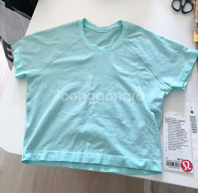 룰루레몬 스위프틀리 테크 크롭 숏슬리브--0