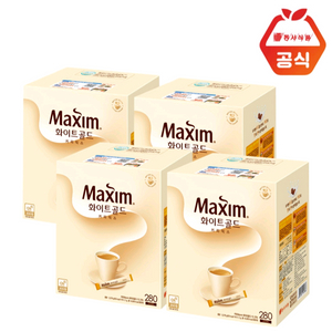 맥심 화이트골드 커피믹스 280Tx4박스