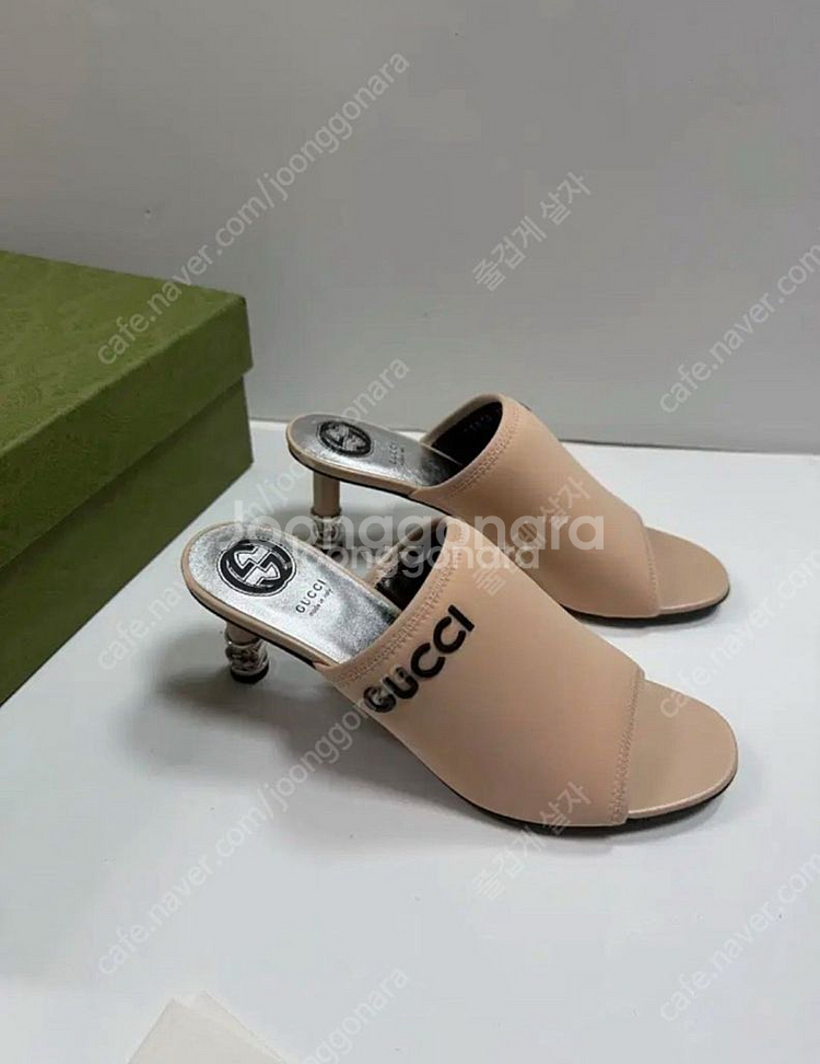 구찌 핑크 여성 샌들 뮬 슬리퍼 gucci--0