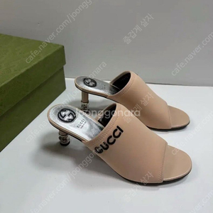 구찌 핑크 여성 샌들 뮬 슬리퍼 gucci