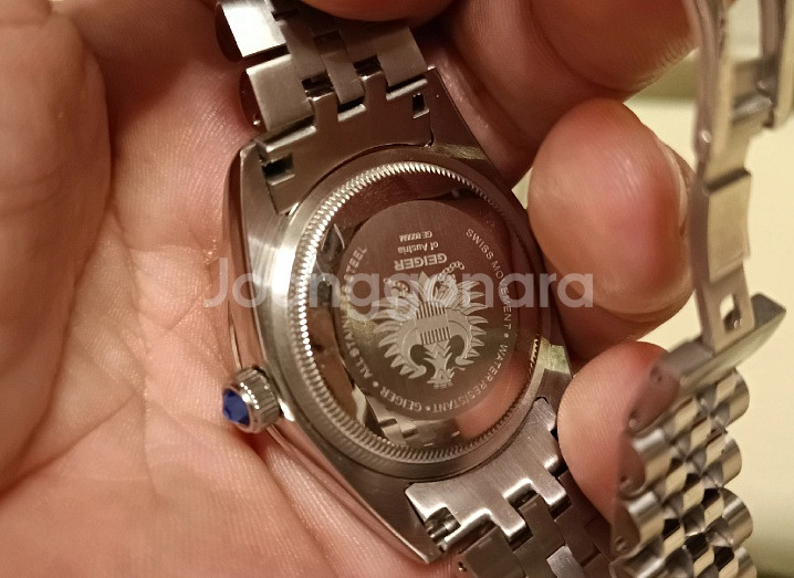 (남녀공용)가이거 레인보우스톤 시계 쿼츠--6